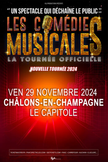 affiche les comédies musicales chalons